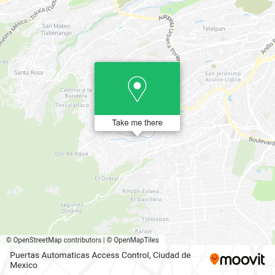 Puertas Automaticas Access Control map