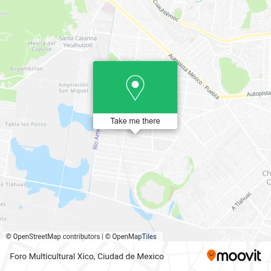 Foro Multicultural Xico map
