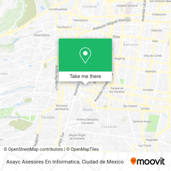 Asayc Asesores En Informatica map