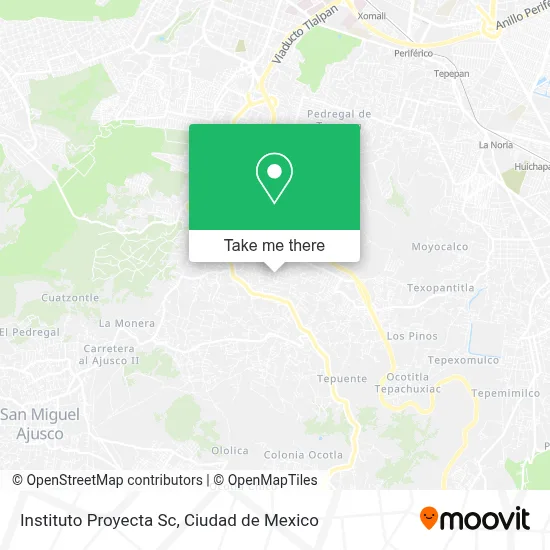 Instituto Proyecta Sc map