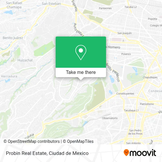 Probin Real Estate map