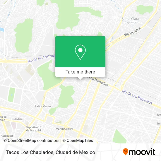 Tacos Los Chapiados map