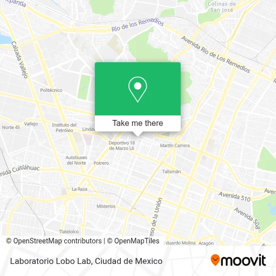 Laboratorio Lobo Lab map