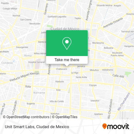 Unit Smart Labs map