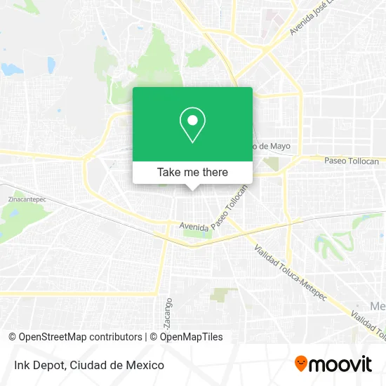Ink Depot map