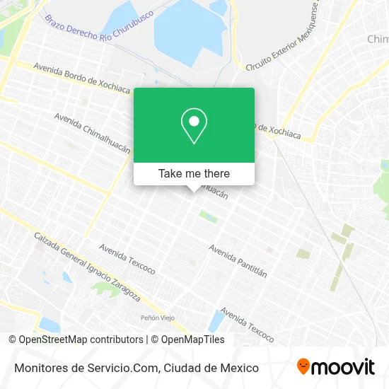 Monitores de Servicio.Com map