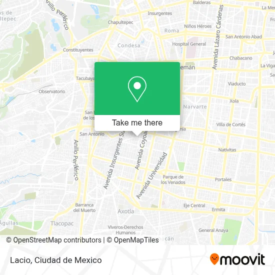 Lacio map