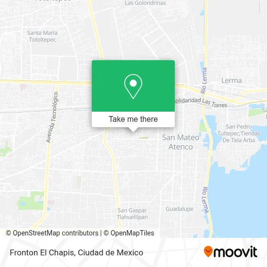 Fronton El Chapis map