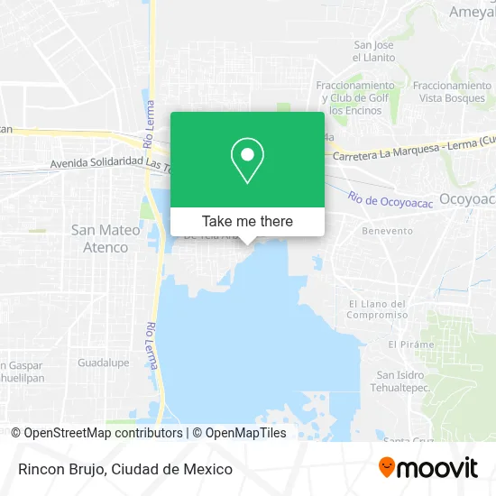 Rincon Brujo map