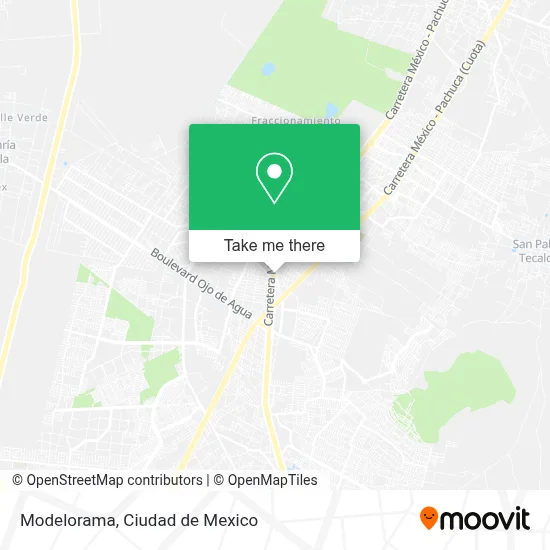 Modelorama map