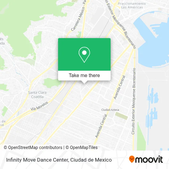 Infinity Move Dance Center map