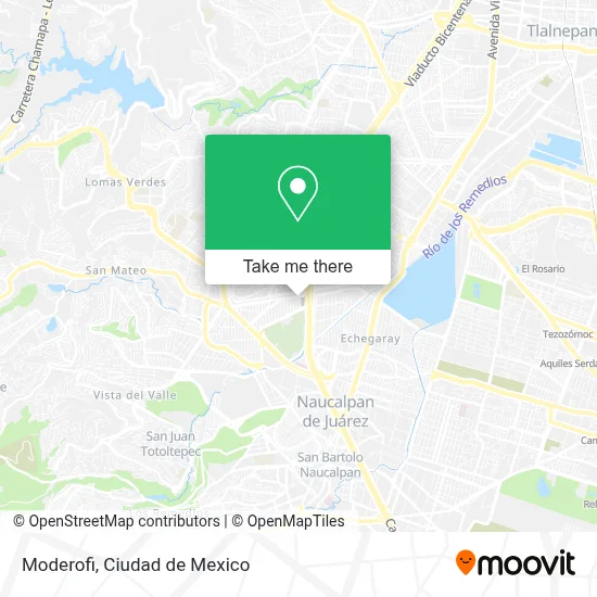 Moderofi map