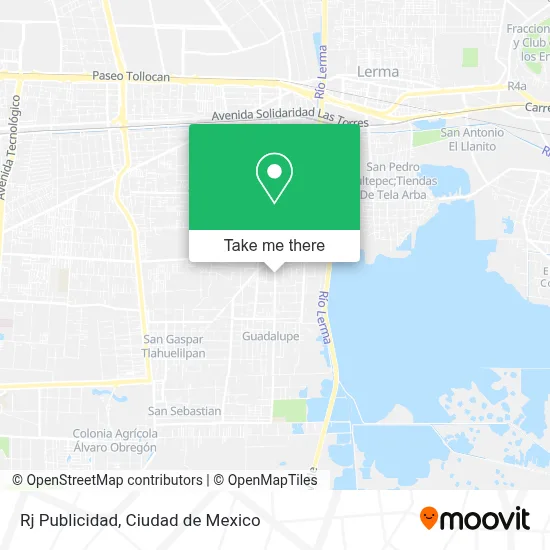 Rj Publicidad map