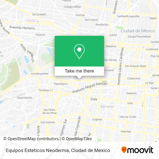 Equipos Esteticos Neoderma map