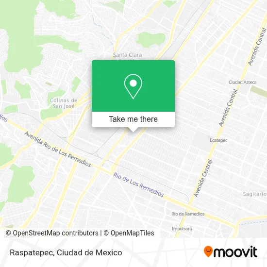 Raspatepec map