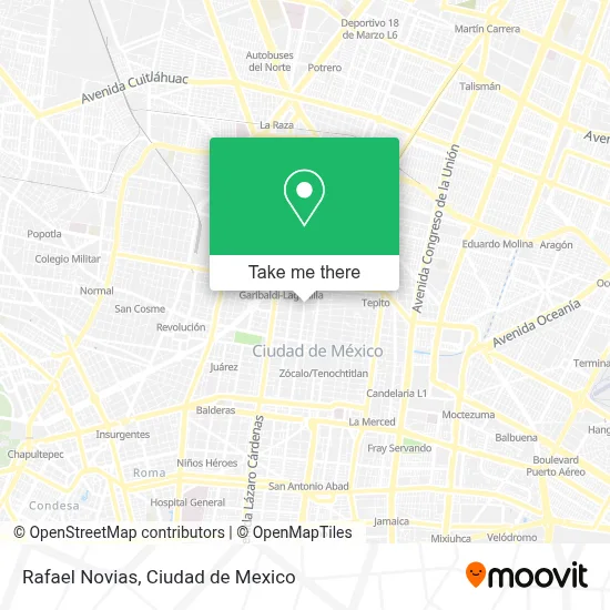 Rafael Novias map