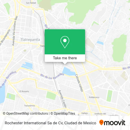 Rochester International Sa de Cv map