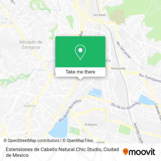 Extensiones de Cabello Natural.Chic.Studio map