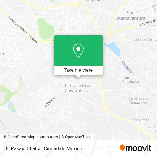 El Pasaje Chalco map