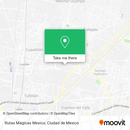 Rutas Magicas Mexico map