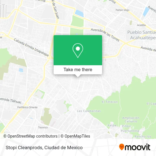 Stopi Cleanprods map