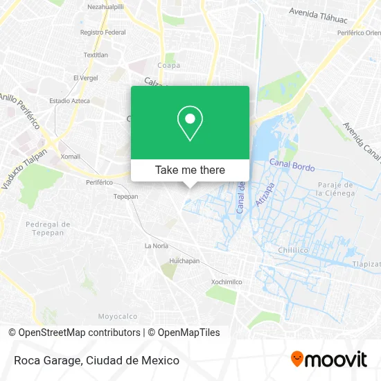 Roca Garage map