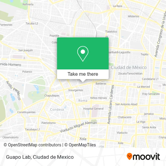 Guapo Lab map