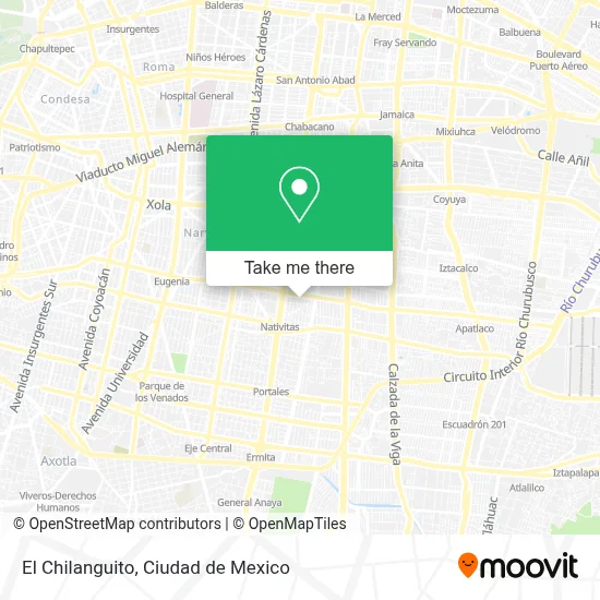 El Chilanguito map