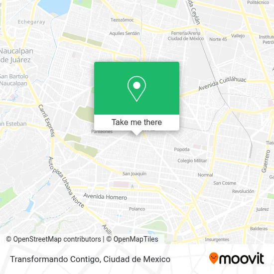Transformando Contigo map