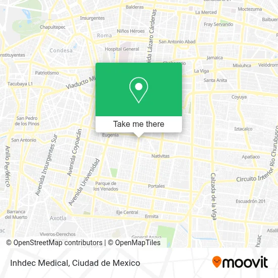 Inhdec Medical map