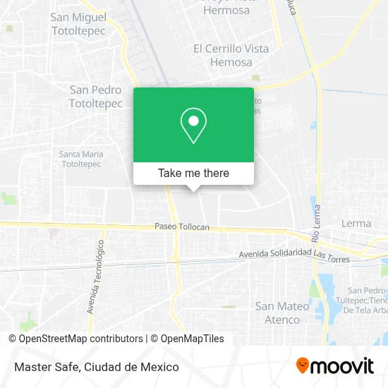 Master Safe map