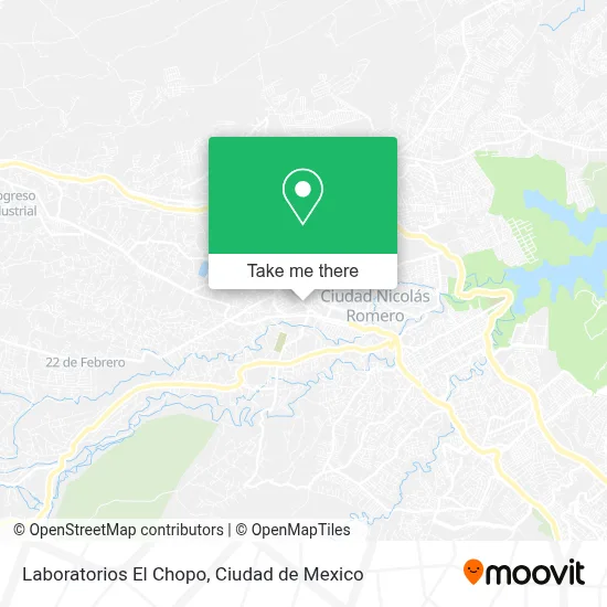 Laboratorios El Chopo map