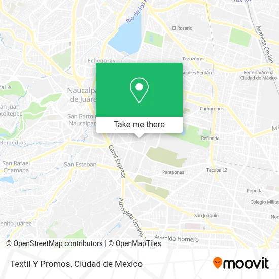 Textil Y Promos map