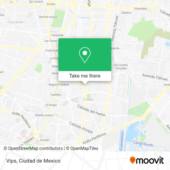 Vips map