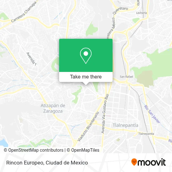 Rincon Europeo map