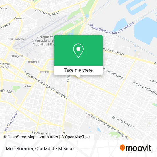 Modelorama map