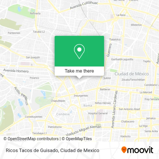 Ricos Tacos de Guisado map