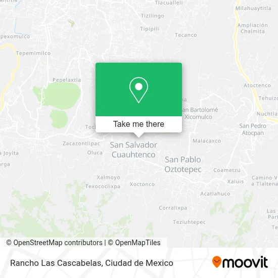 Rancho Las Cascabelas map