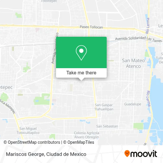 Mariscos George map