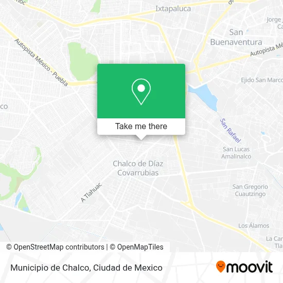 Municipio de Chalco map
