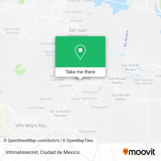 Intimatesecret map