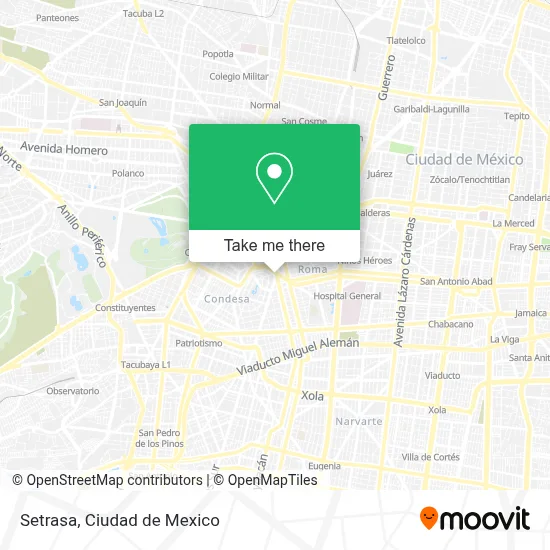 Setrasa map