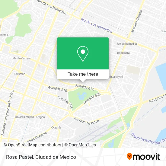 Rosa Pastel map