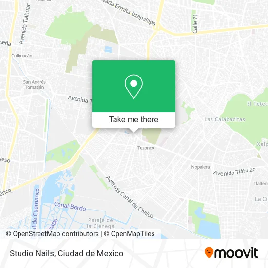Studio Nails map