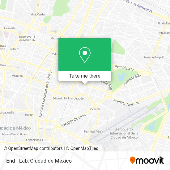 End - Lab map