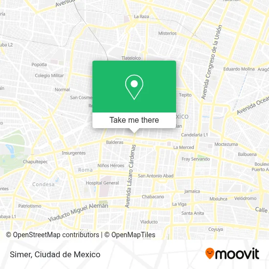 Simer map