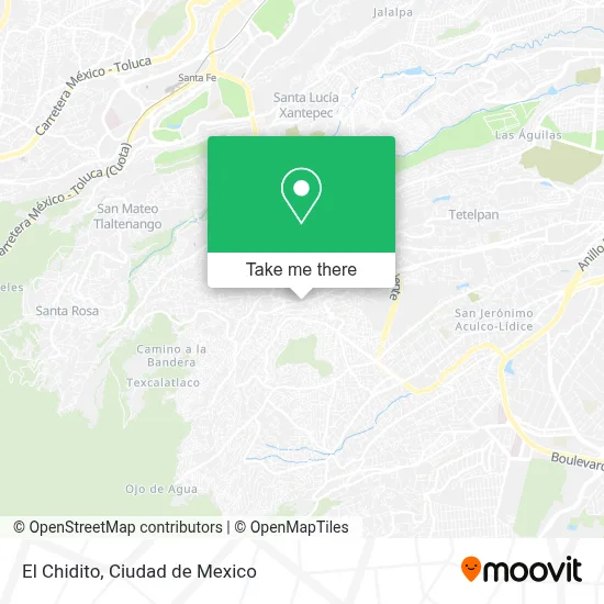 El Chidito map