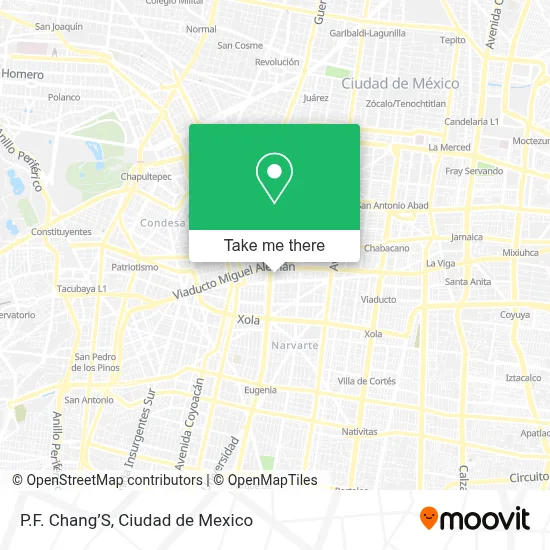 P.F. Chang’S map