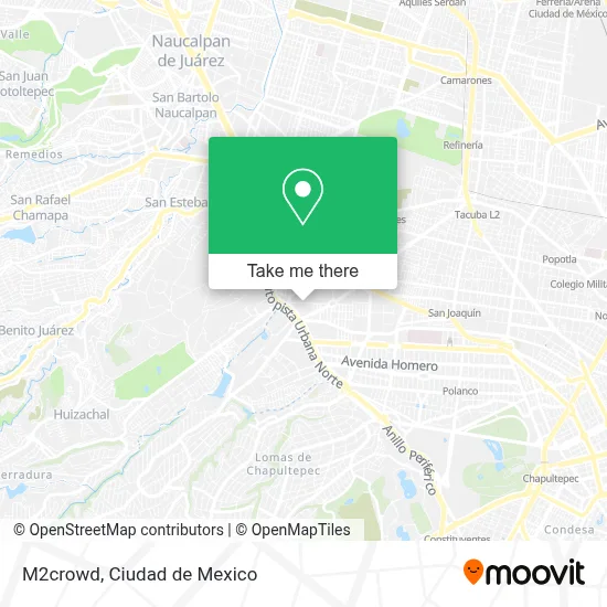 M2crowd map