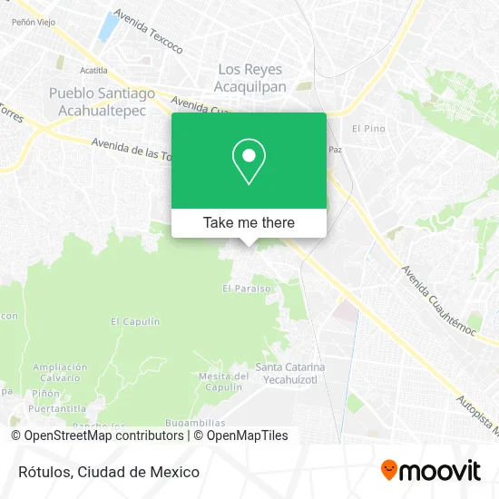 Rótulos map